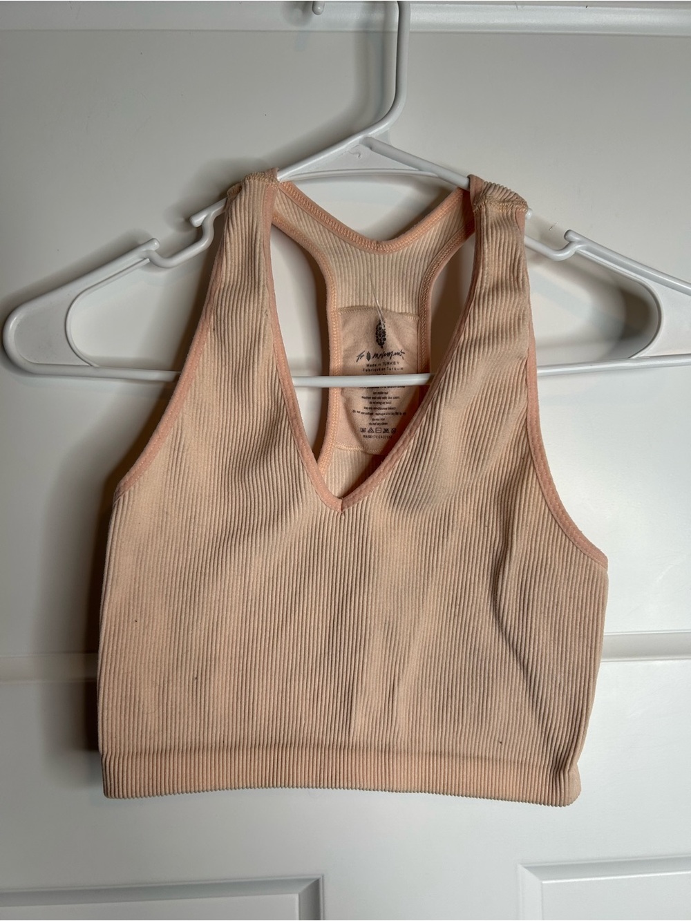 Free People Movement Medium Racer Back Bra Peach 2511